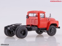 Коллекционная масштабная модель 1:43 Седельный тягач 4х2 ЗиЛ-130В1, красный (Автоистория (АИСТ)